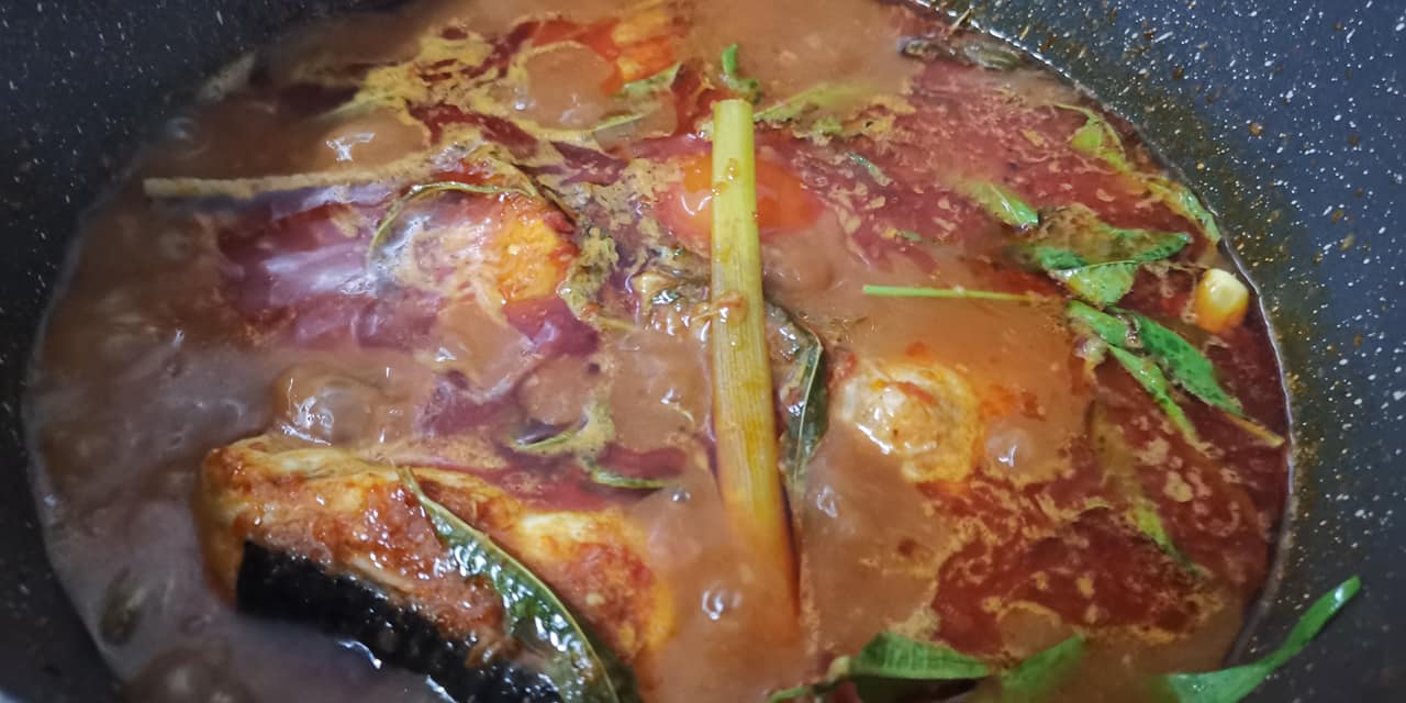 asam pedas ikan pari - resepi ikan pari