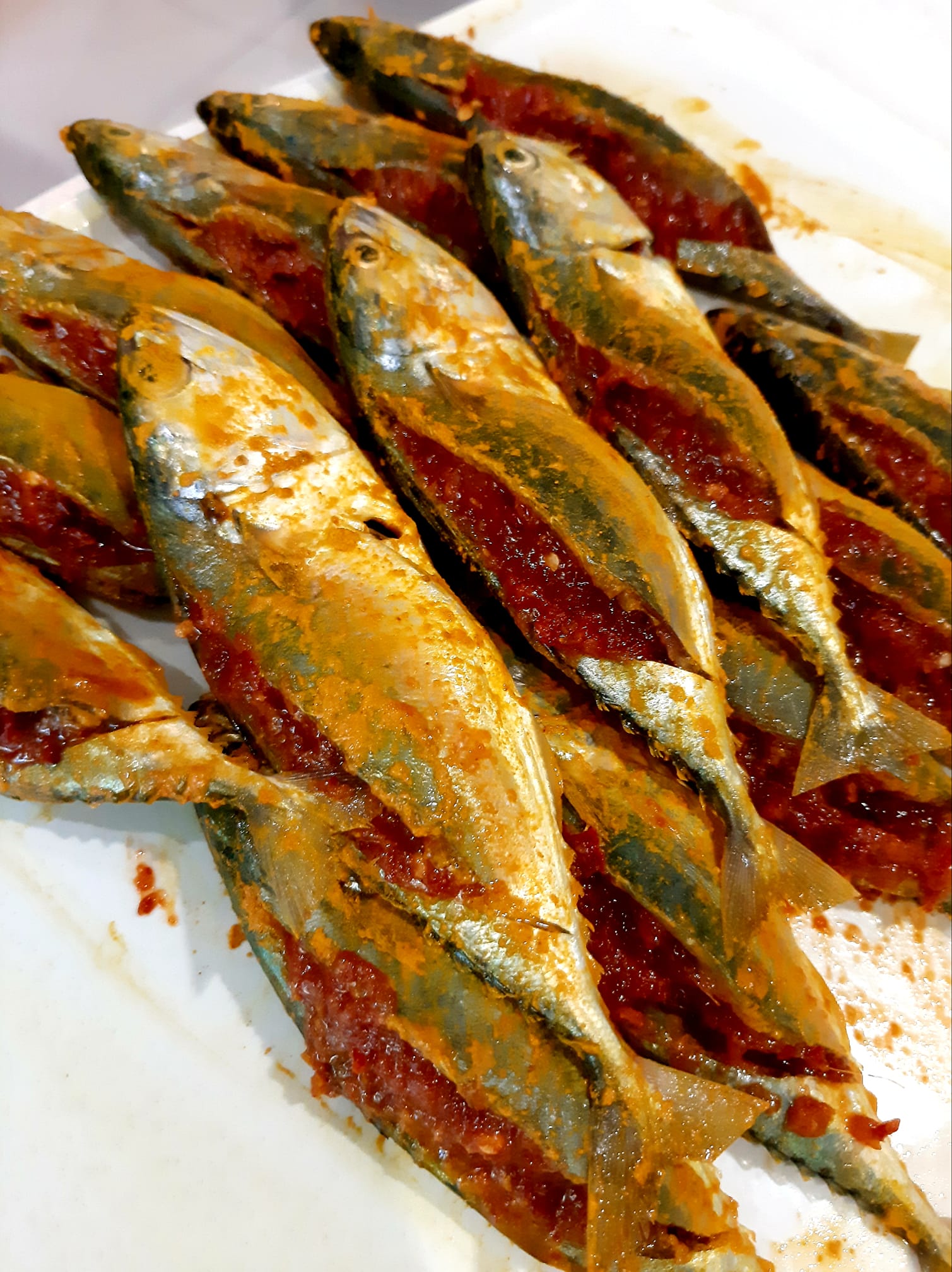 ikan kembung bakar sumbat sambal