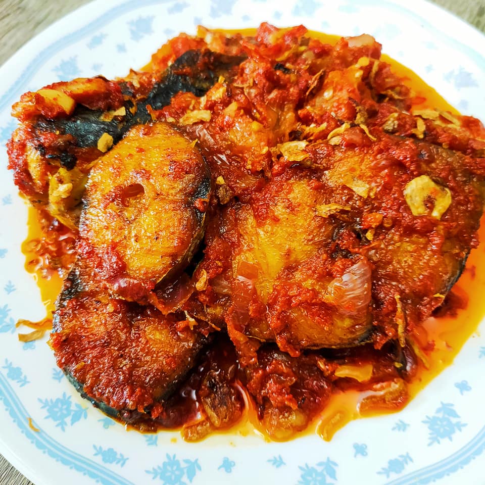 ikan tenggiri masak merah