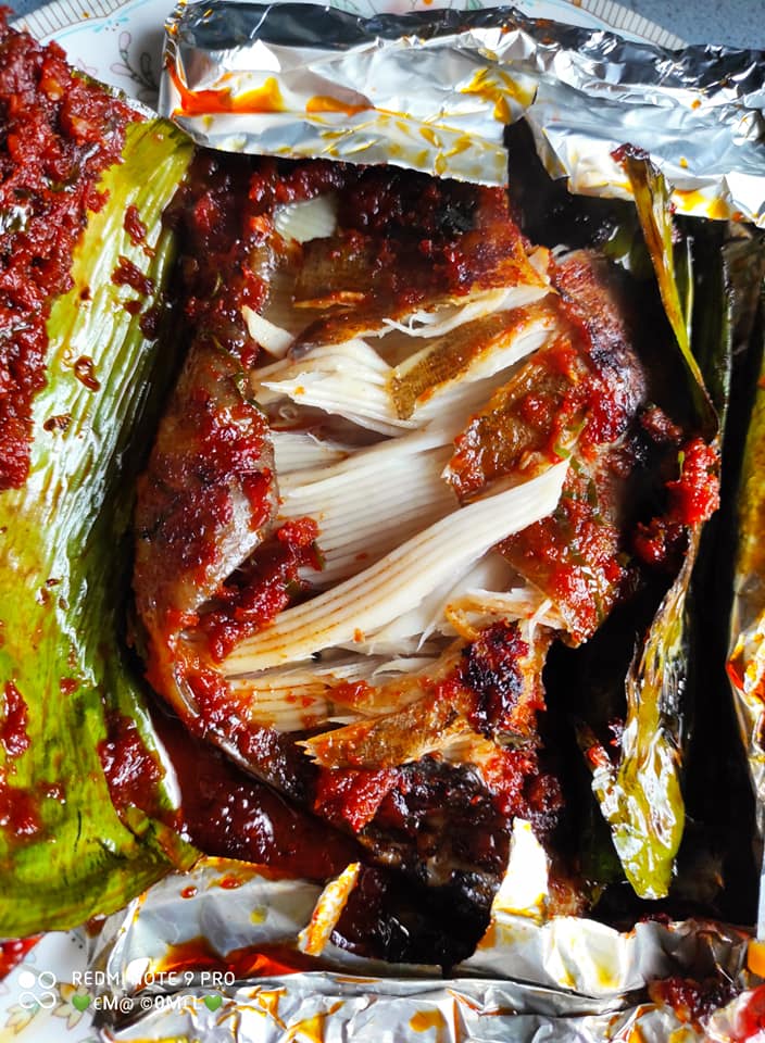 ikan pari bakar - resepi ikan pari