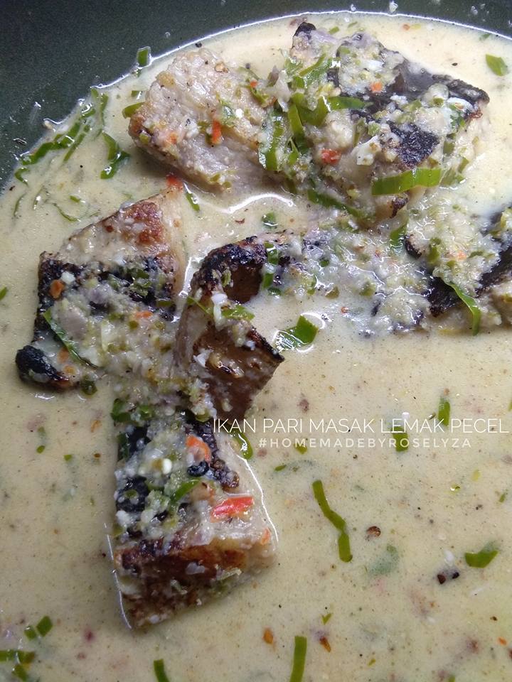 pecel pari - resepi ikan pari