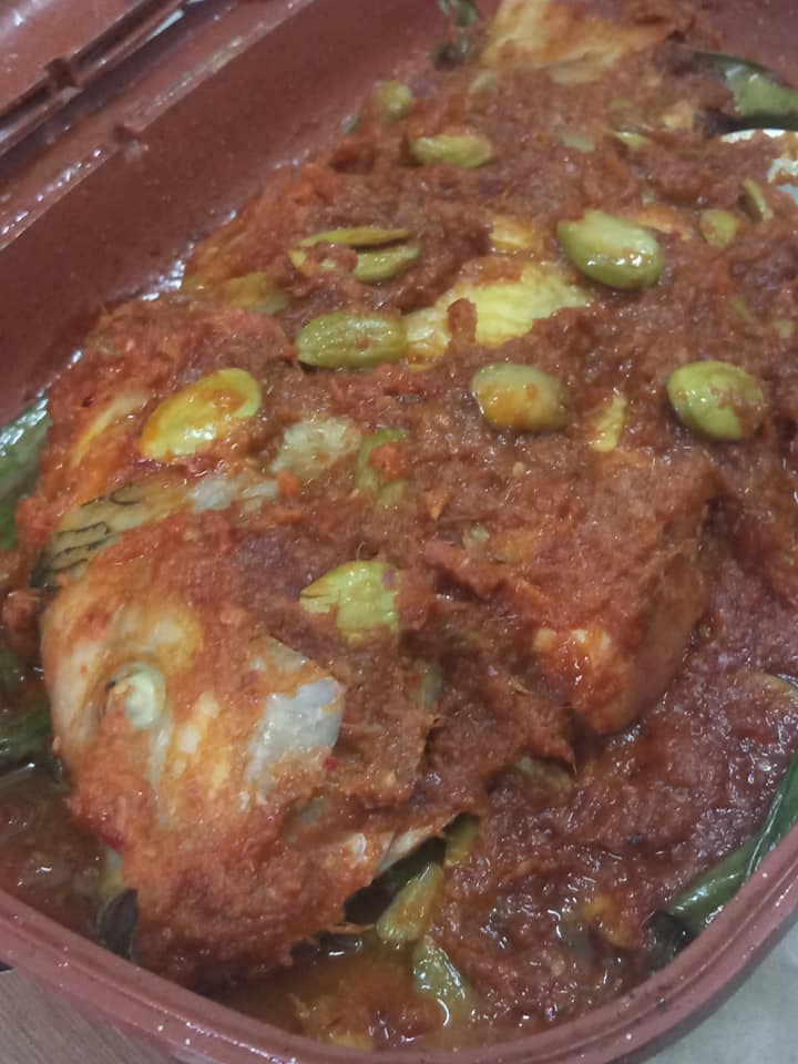 ikan bakar petai