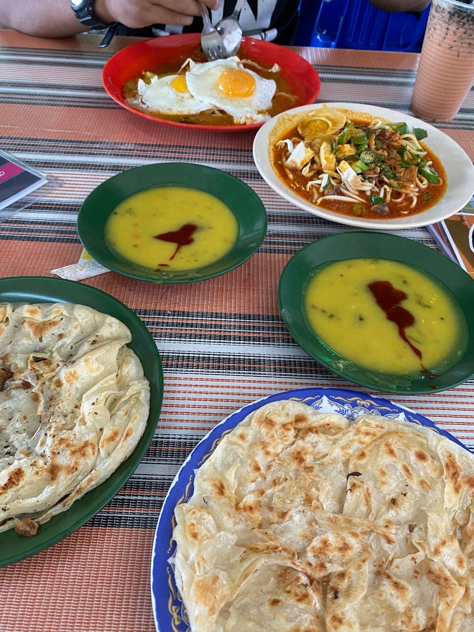 roti canai kayu arang