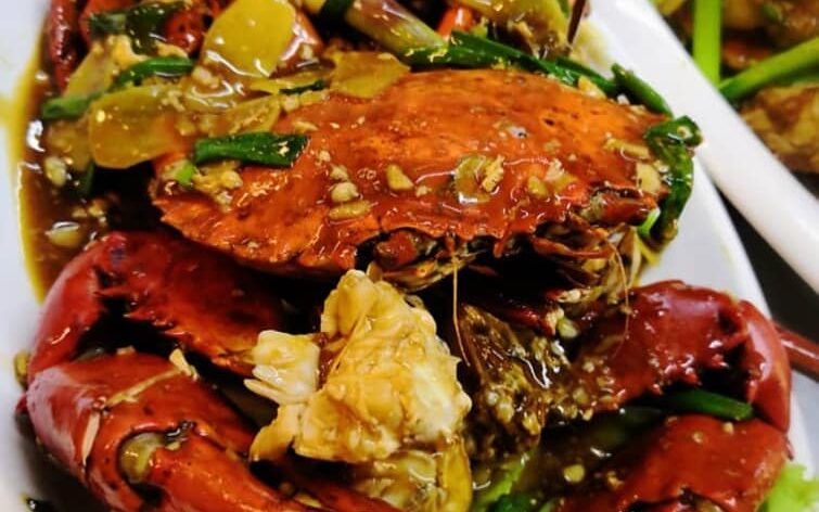 Hidangan laut di Sri Pantai Ria Seafood
