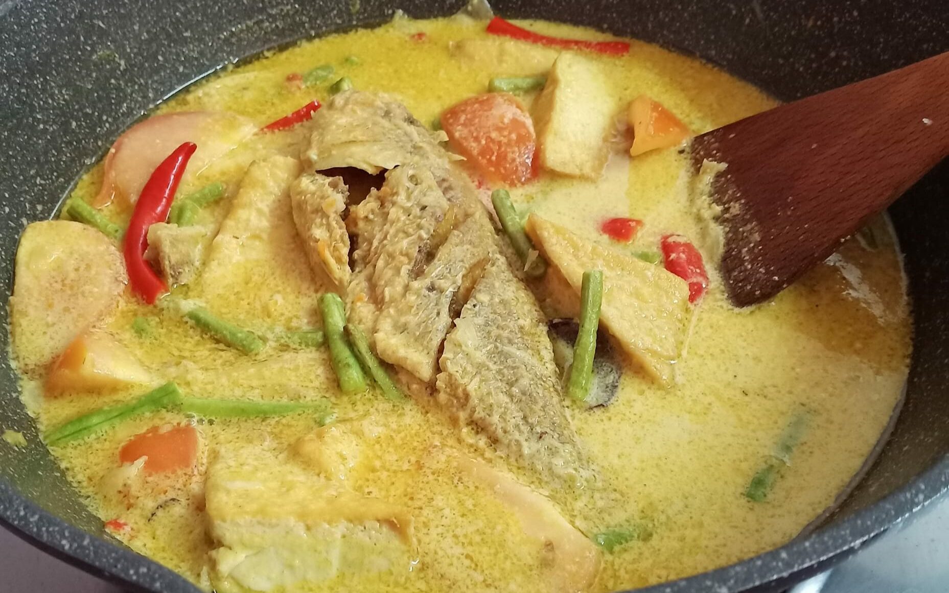 Masak Lemak Cili Api Ikan Kerisi