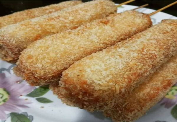 Corndog sosej cheese tarik