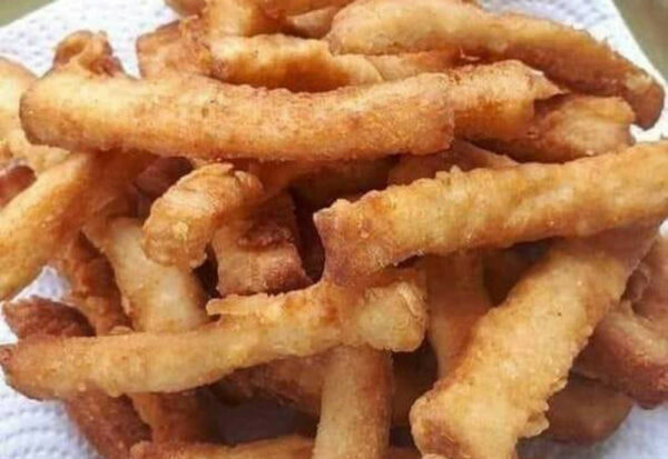 Jejari roti goreng bersalut tepung rangup