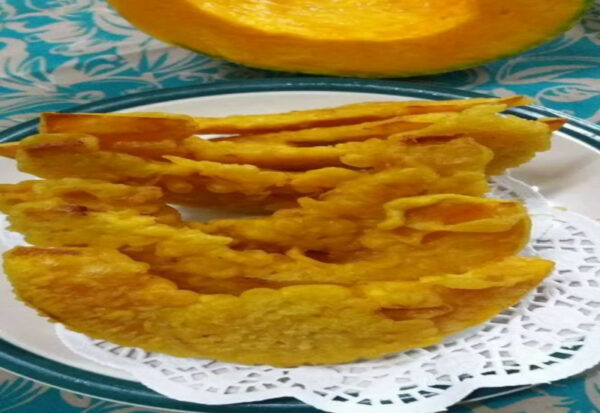 Kepingan labu goreng rangup