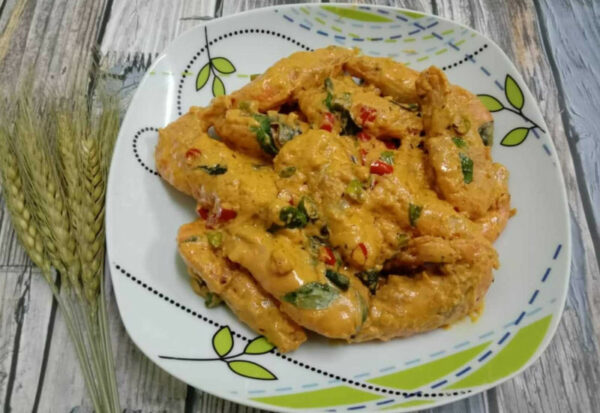 Udang goreng mentega telur masin