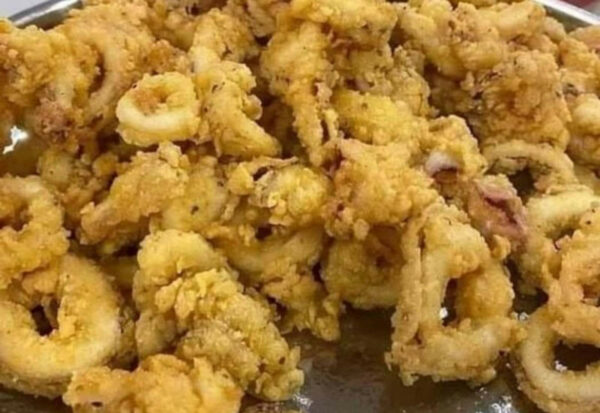 Sotong goreng celup tepung rangup