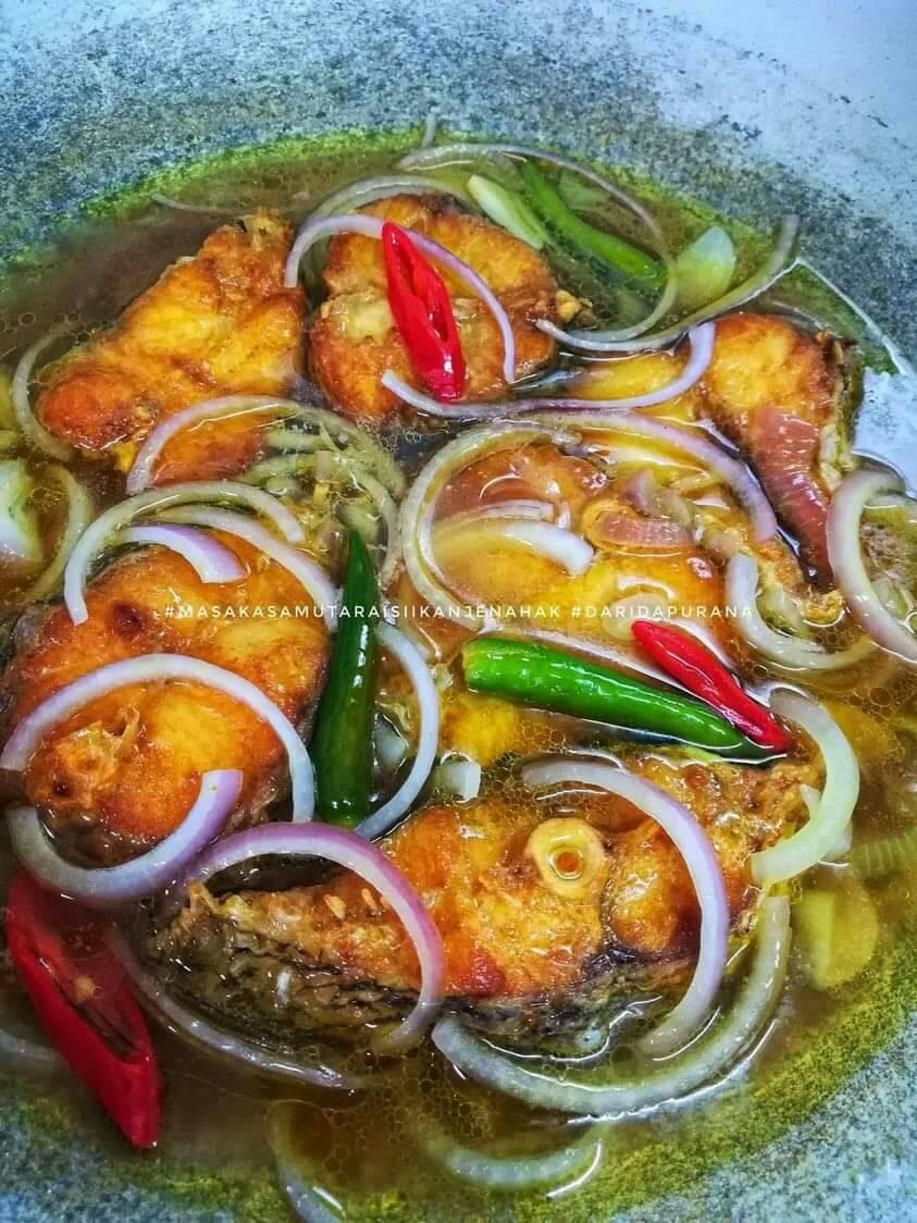 Gambar pelbagai hidangan ikan jenahak yang sedap dan menggugah selera.