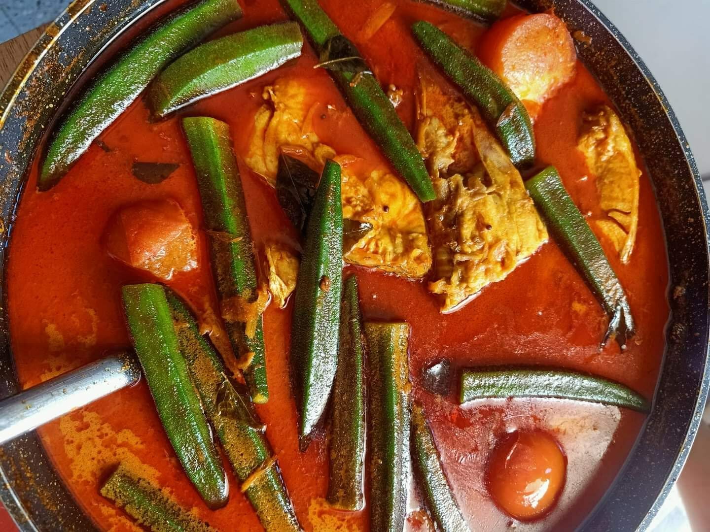 Kari ikan ringkas dengan ikan Jenahak
