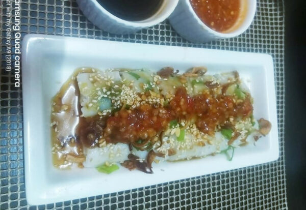 Chee Cheong Fun berlauk daging dan sayur