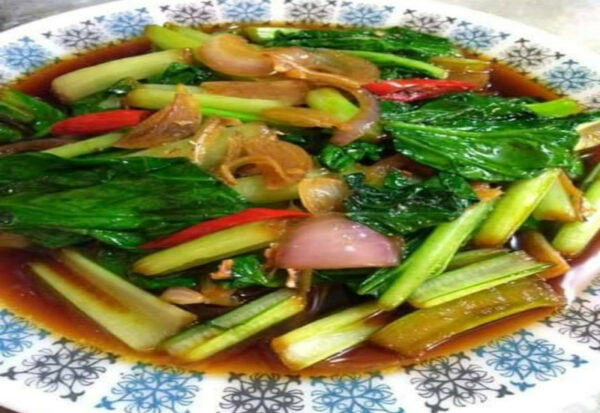 Sayur sawi hijau goreng kicap