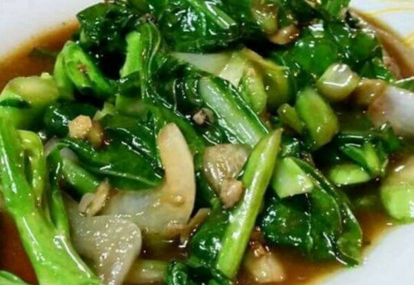 Kailan tumis bersama ikan masin
