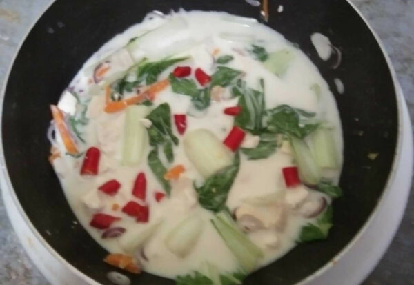 Sawi masak lemak putih