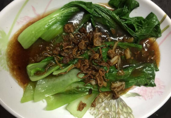 Sawi Jepun masak sos tiram