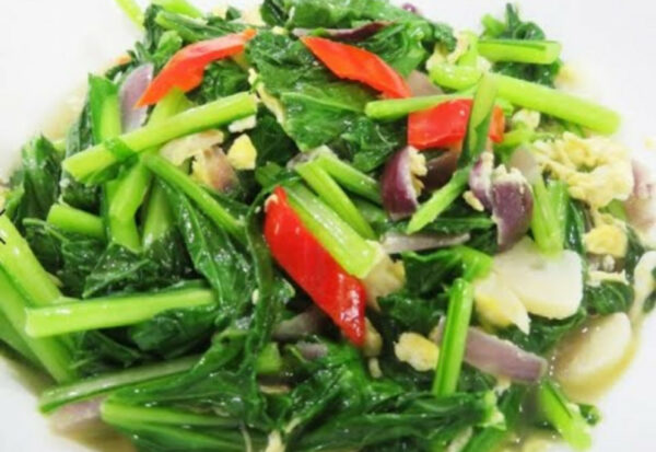Sawi tumis telur