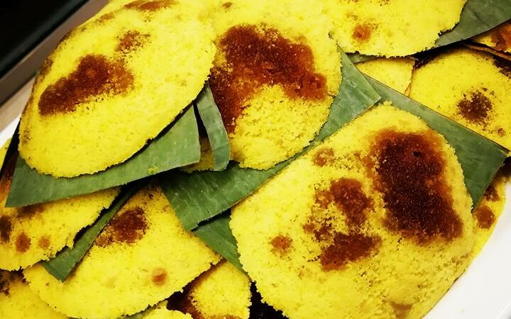 Putu halba yang dihidang