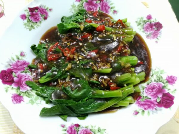 Sayur kailan goreng sos tiram