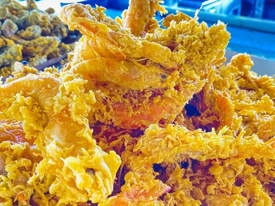 Hidangan laut di SeaBa Seafood