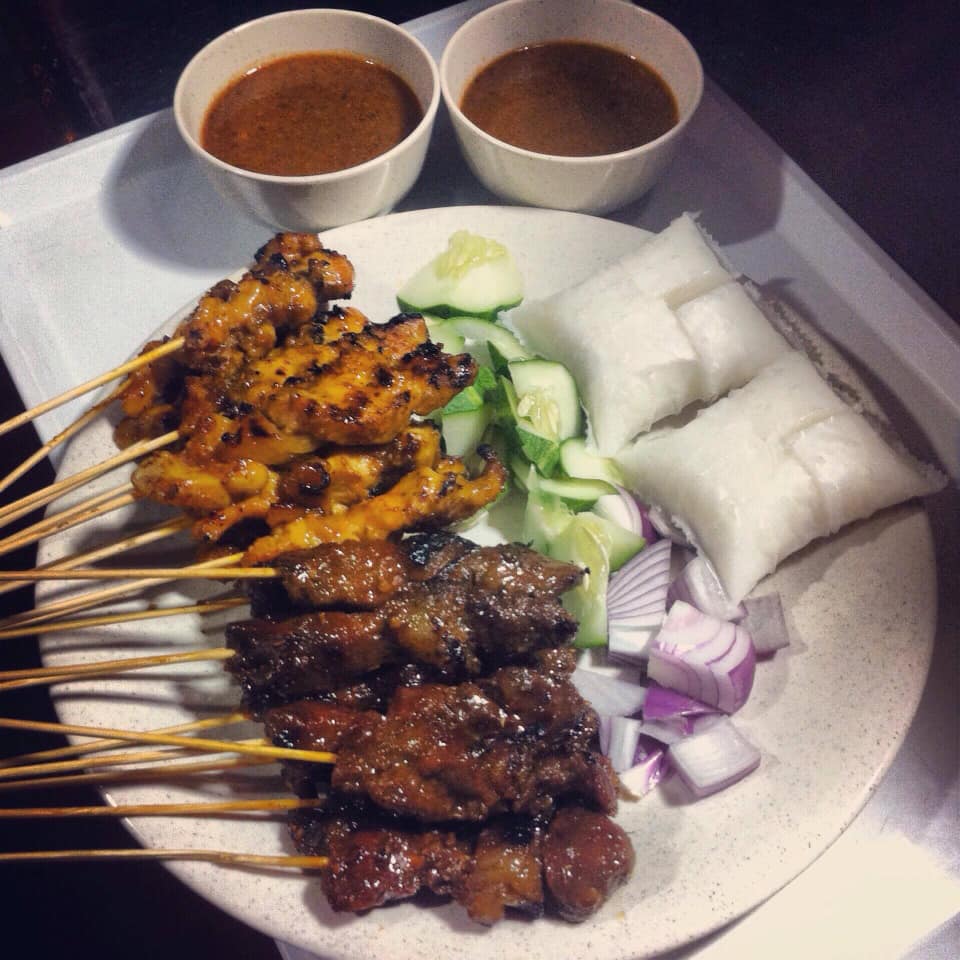 tempat makan sate johor bahru sate ruby sate saga