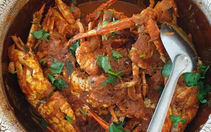 Hidangan nasi daun pisang di Laxmi’z Kitchen, Rawang