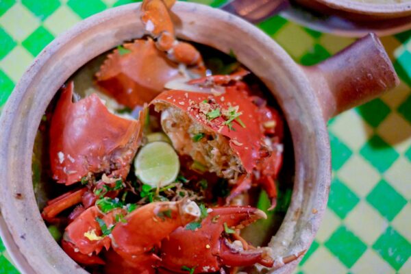 Alemy Meggi Ketam, maggi goreng ketam
