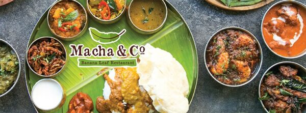 Nasi daun pisang di Macha & Co, Petaling Jaya