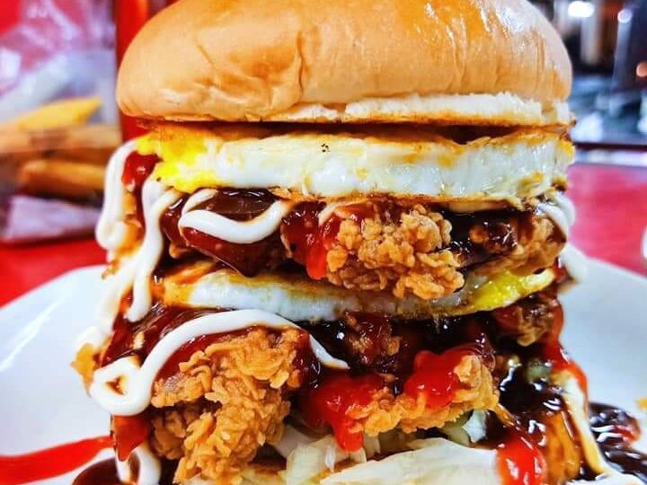 Burger ayam goreng dari NJoy