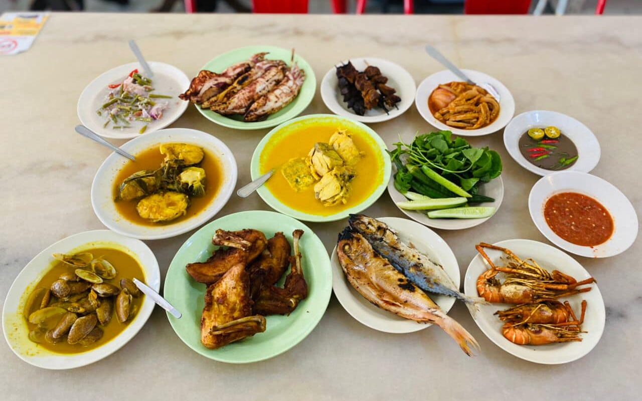 Hidangan ikan bakar Restoran Mat Binjai