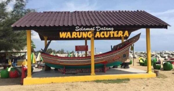 Warung Acu Tera, suasana tempat makan