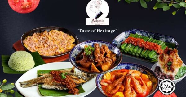 Sajian Nyonya di Atlantic Nyonya Restaurant