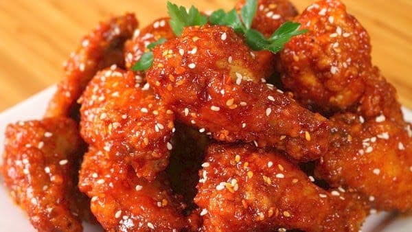 Ayam pedas Korea berkuah