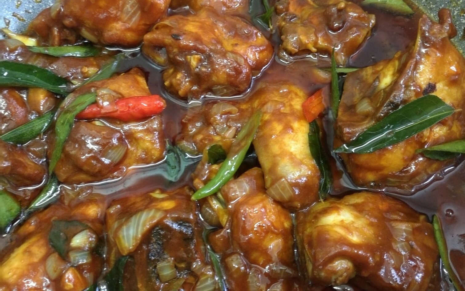 Ayam kam heong berkuah