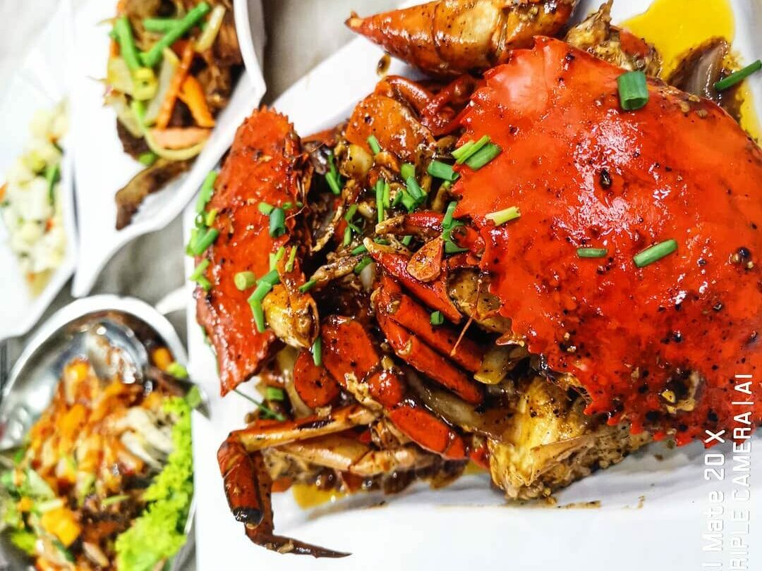 Makanan laut di Grand Seafod Kempas