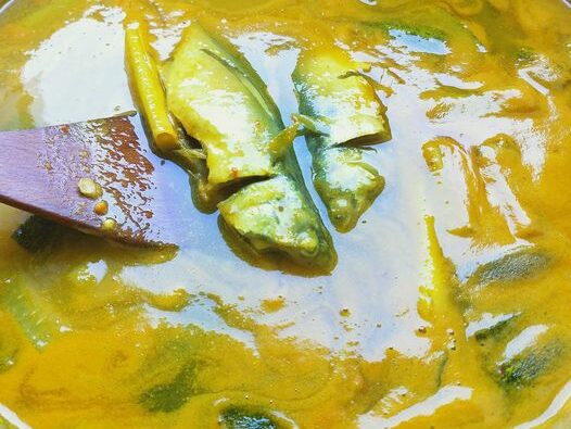 Gulai tempoyak ikan termenung