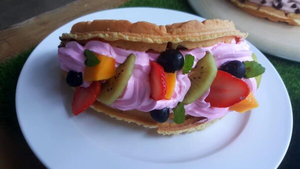 Waffle gaya Korea yang rangup