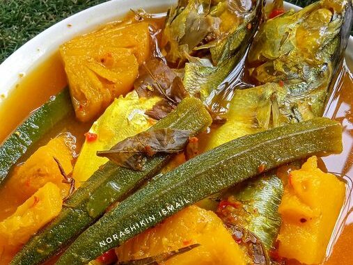 Asam ikan rebus