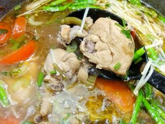 Sup ayam kuah kaw