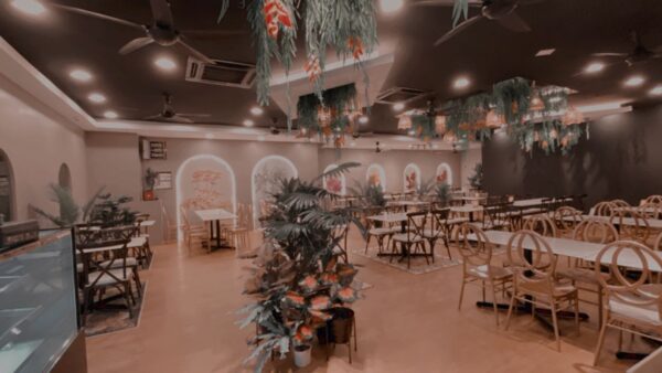 Sudut dalaman restoran yang instagrammable di Senawang
