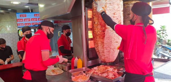 Menu makanan Shawarma Damascus Bukit Bintang