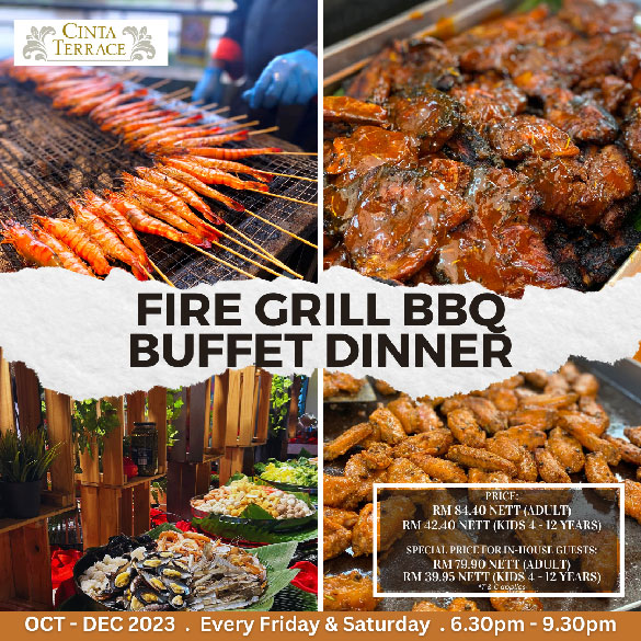 Sajian buffet di Pulai Springs Resort Johor Bahru