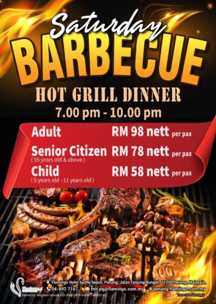 Buffet di Flamingo Hotel Penang