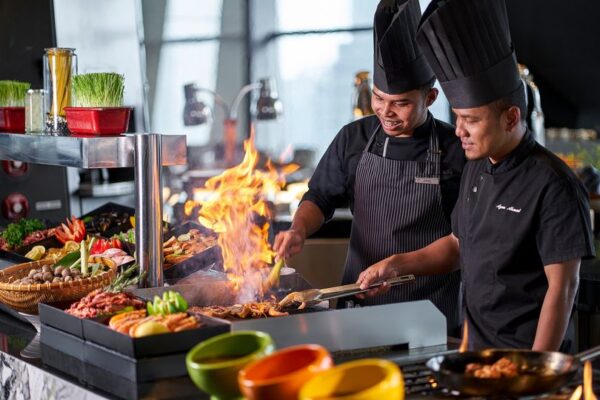 Sajian buffet di Element Kuala Lumpur