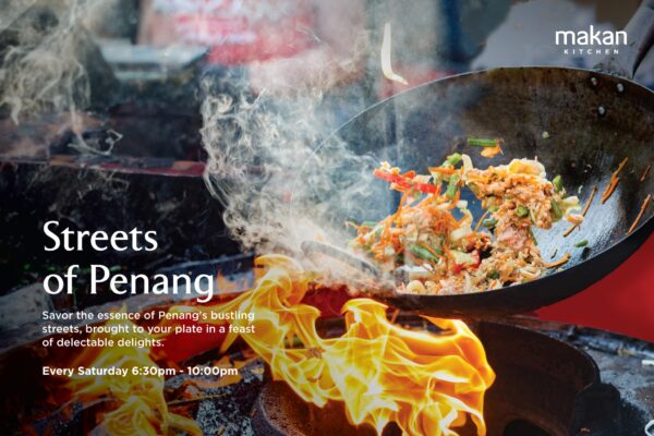 Spread buffet di DoubleTree Resort by Hilton Penang