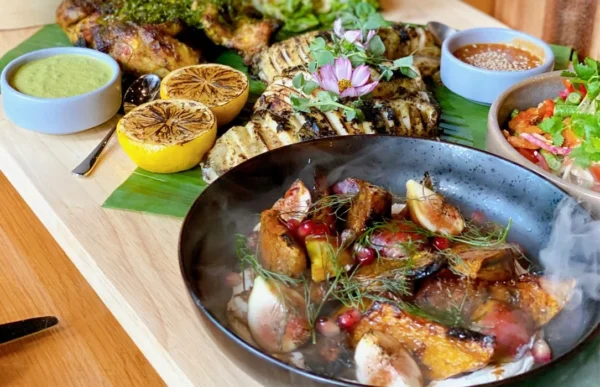 Hidangan buffet di Flock W Kuala Lumpur