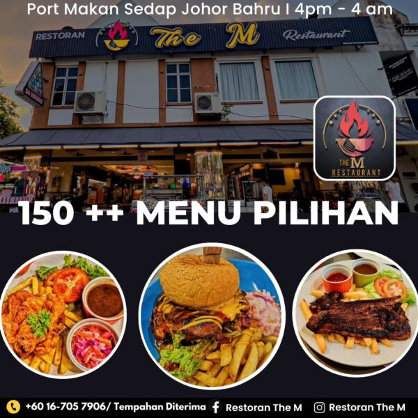 Makanan barat di The M Restaurant