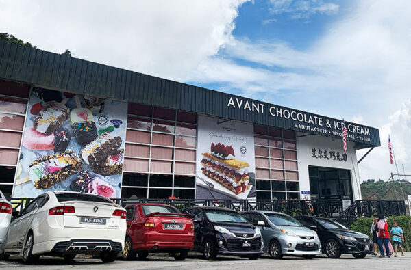 Bangunan Avant Chocolate Cafe di Cameron Highland