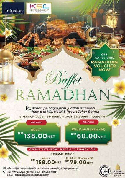 Suasana buffet Ramadhan di KSL Hotel & Resort